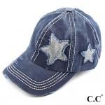 Stars Ponytail Hat