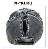 Stars Ponytail Hat