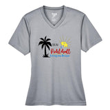 Sun, Sand & Pickleball Women's Performance V-Neck Shirt